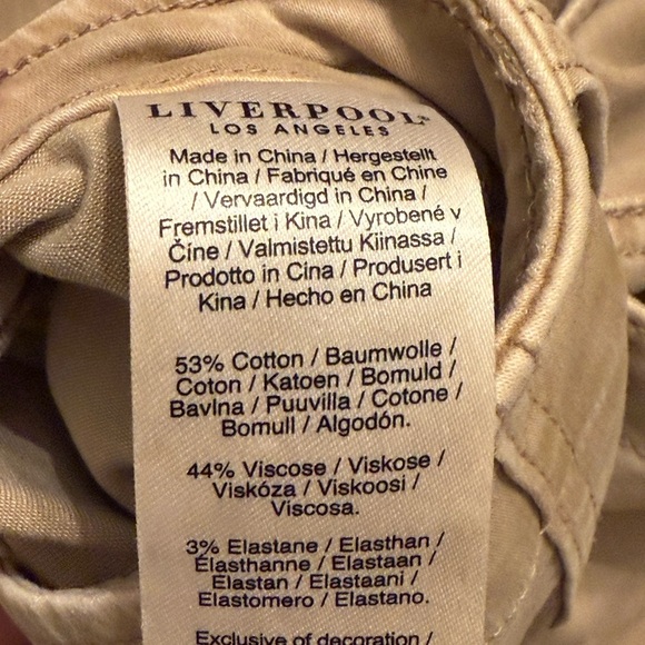 Liverpool Los Angeles Women’s Cropped Cargo Pants Plus 18W Casual Utility - Picture 7 of 13